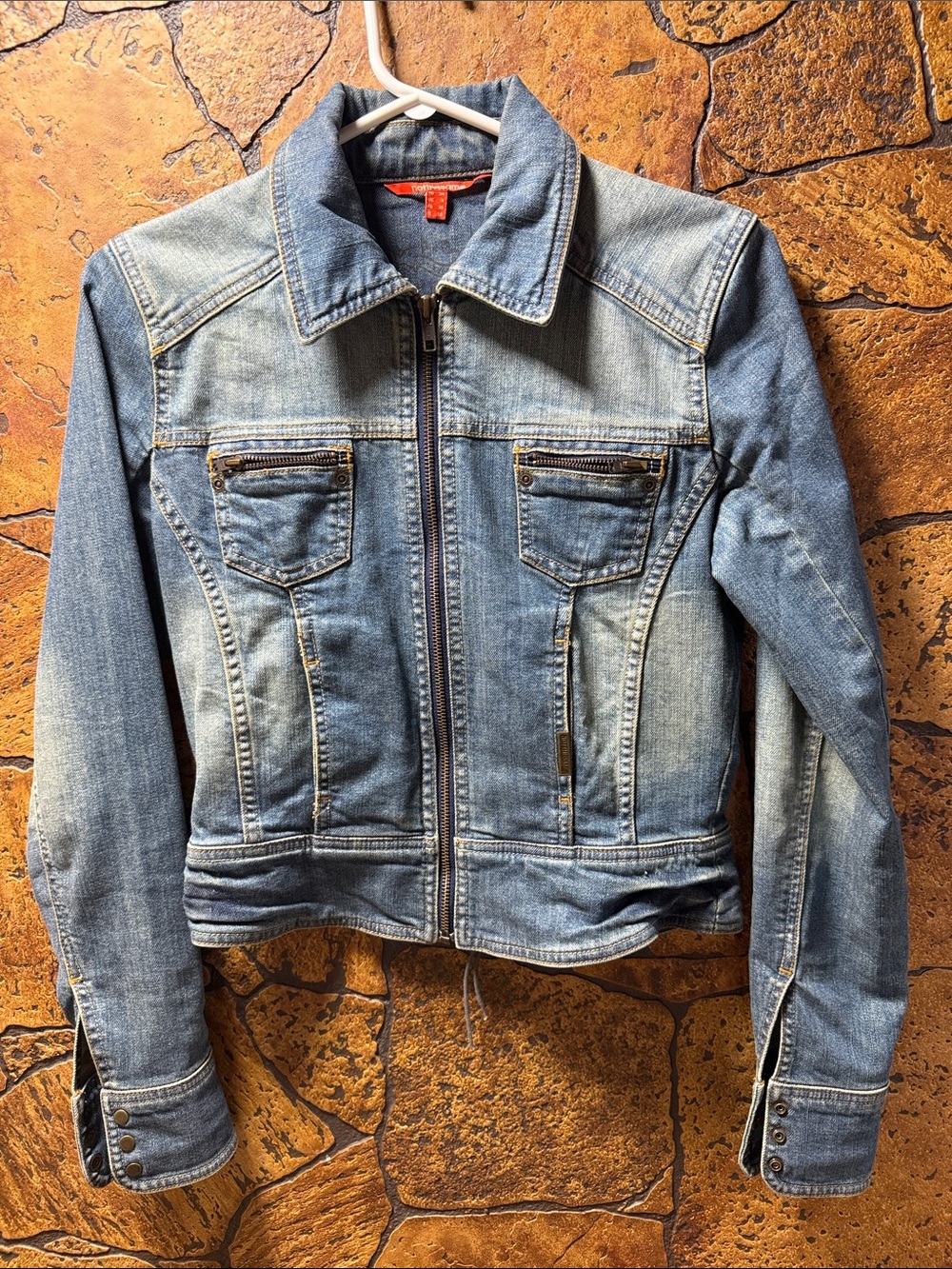 notthe same Light Wash Denim Jacket - Blue